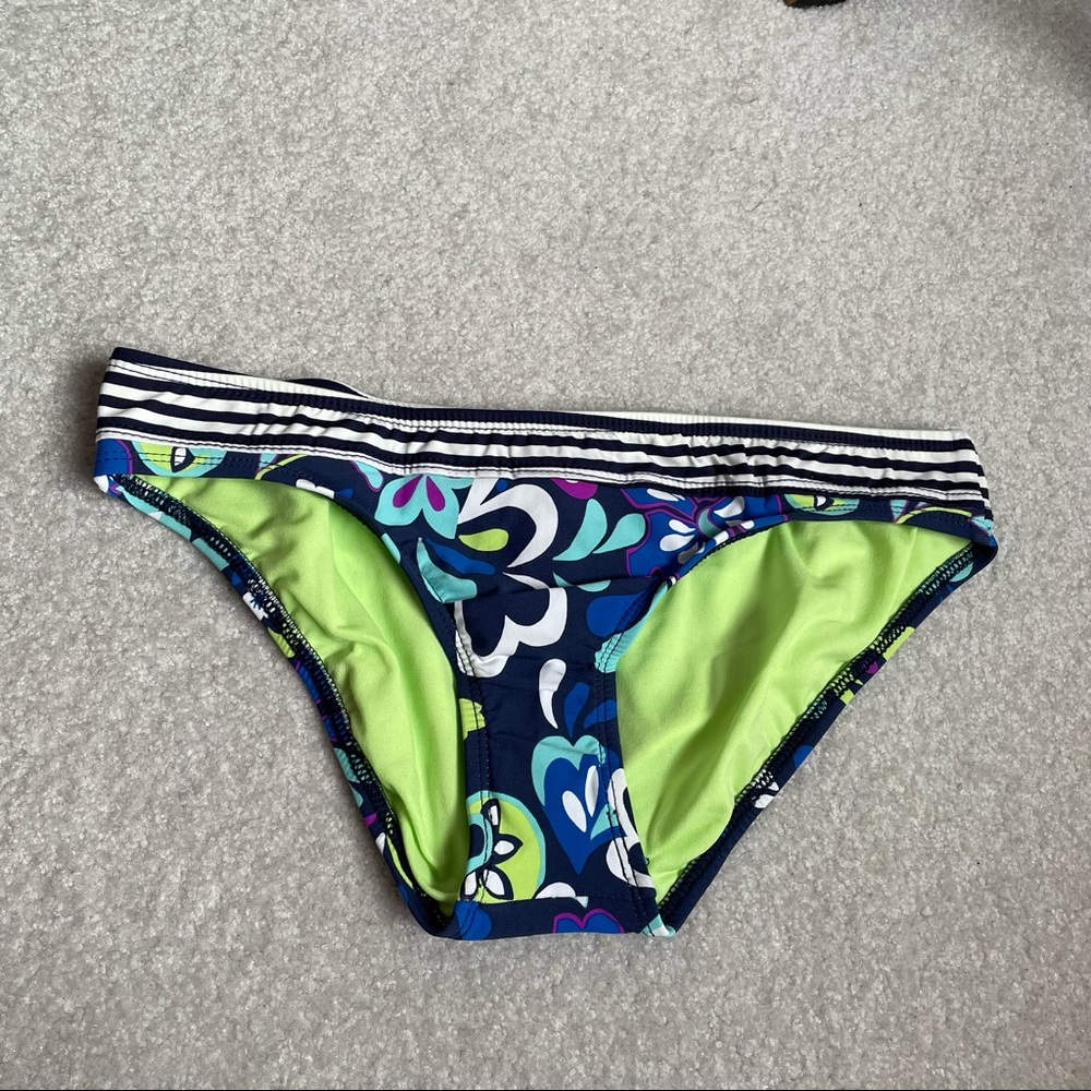 Title 9 Impossible Bottom Blue Paisley Swimsuit